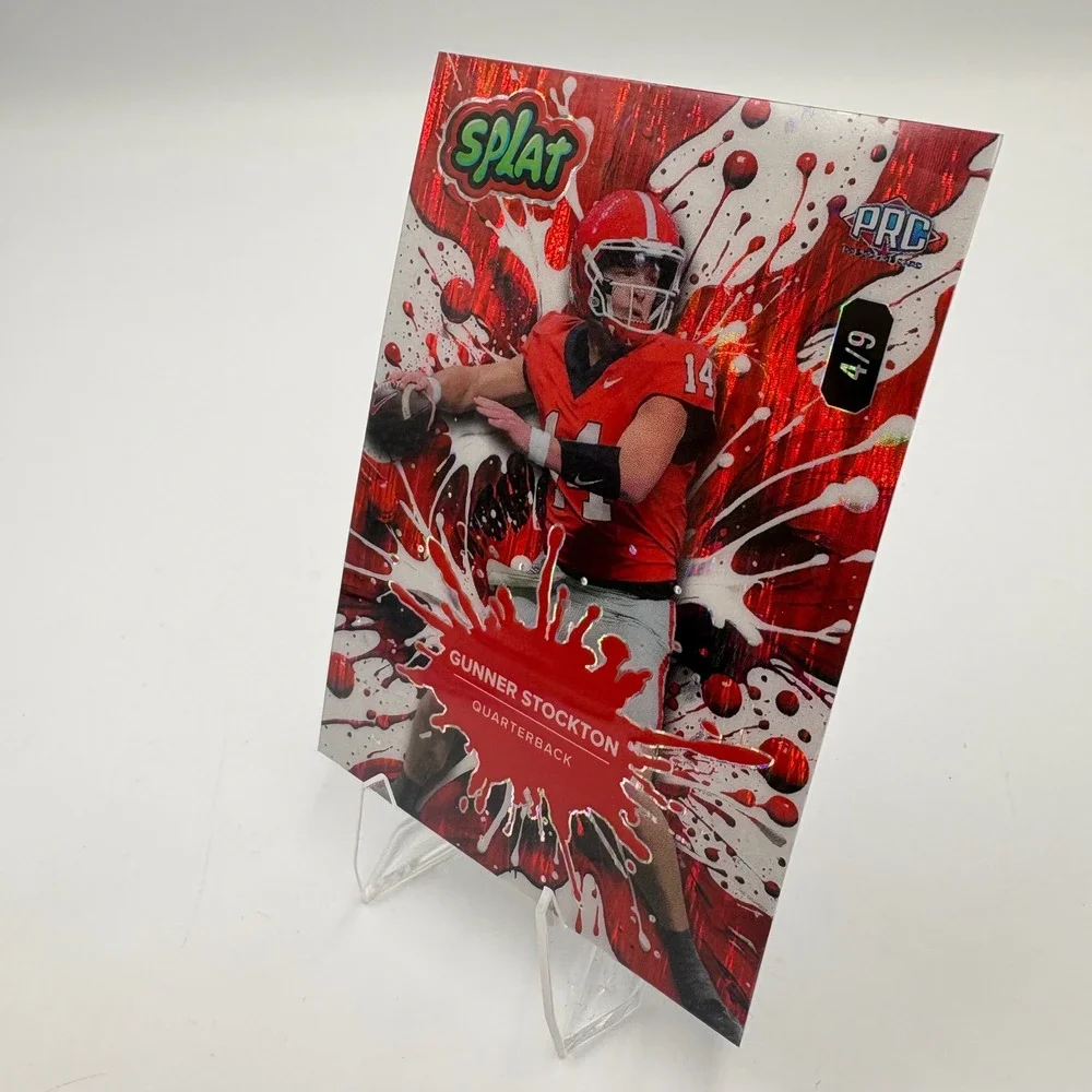 Gunner Stockton‎ 2025 Wild Card Splat Red Serial Numbered 4/9 SBRED02-GS QB